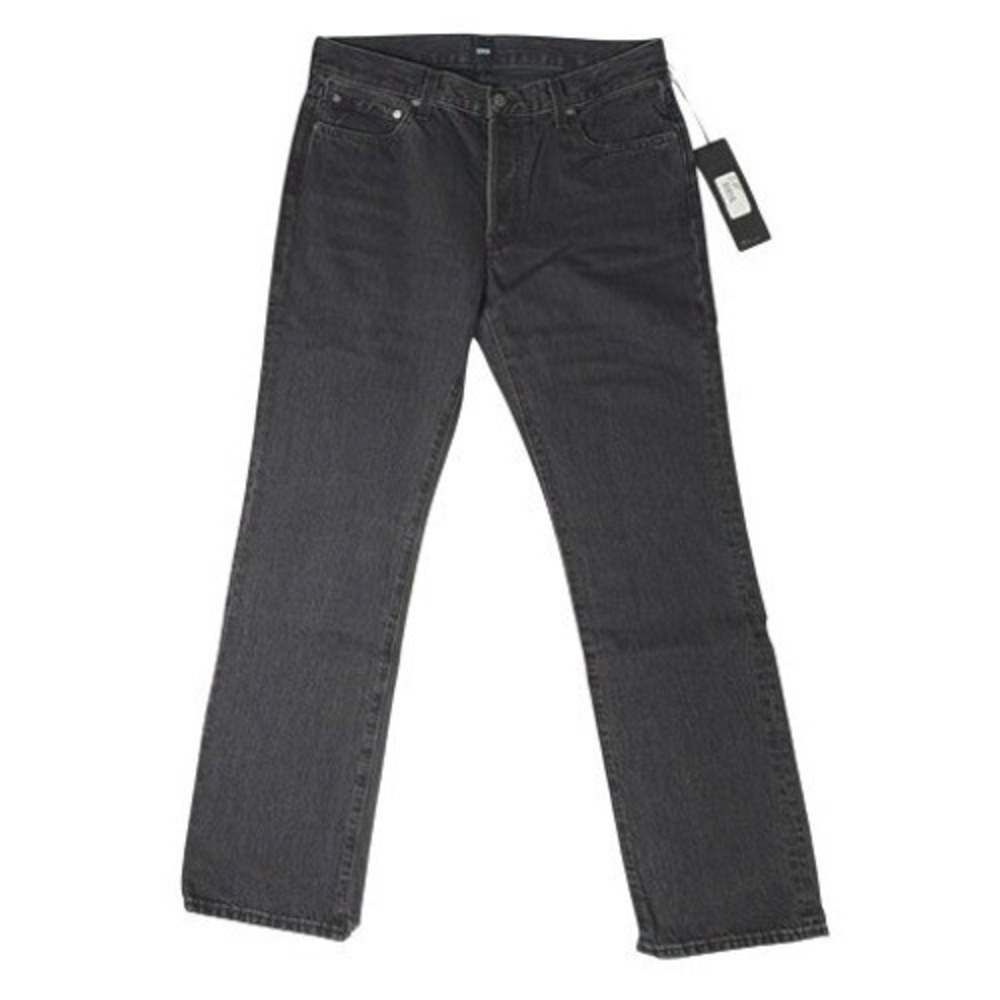 Edwin‎ Simon Mid Rise Straight Leg Black Jeans 27 Denim Button Fly NWT